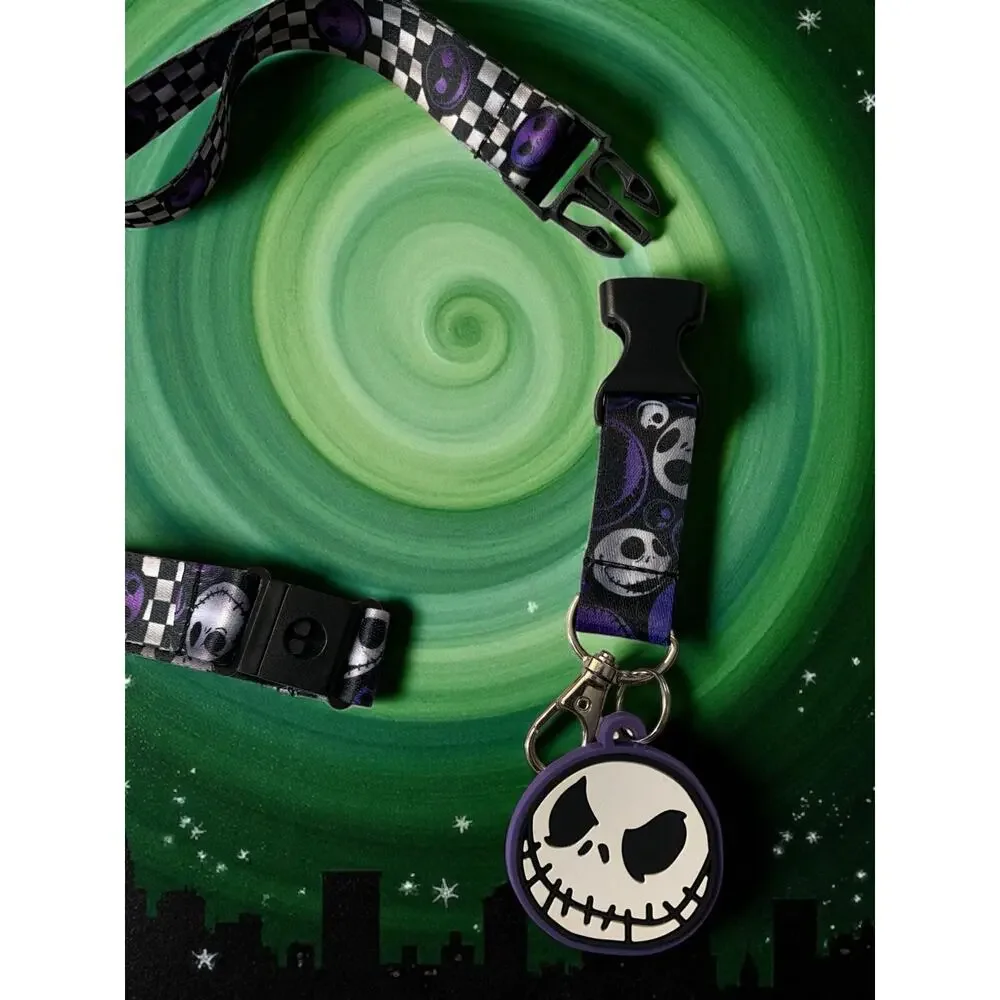 Disney The Nightmare Before Christmas Lanyard ID Badge Holder Spooky Halloween